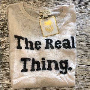 WildFox Couture Sweater White Label size S